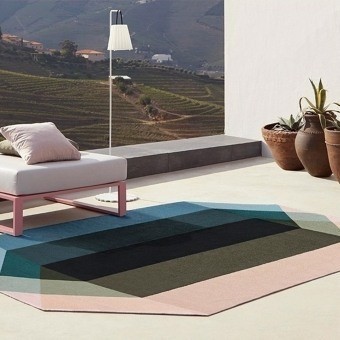 Alfombras Diamond Nude Petrol