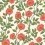 Papel pintado Hampton rosas Cole and Son Rouge/Spring Green 118/7013