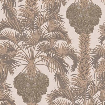 Hollywood Palm Wallpaper Rose Gold Cole and Son