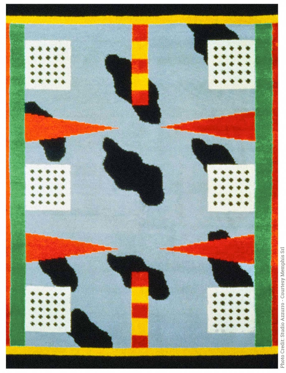 California Rug by Nathalie du Pasquier - Memphis