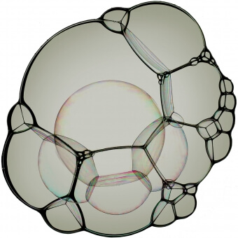Bubble Natural Rug 250x250 cm MOOOI