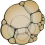 Tappeti Bubble Yellow MOOOI 250x250 cm S200220