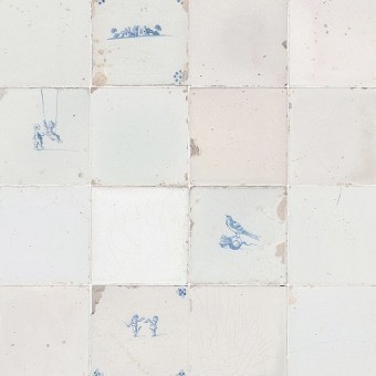 Tiles Wallpaper White Studio Ditte