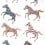 Papier peint Horses Studio Ditte White horses-wallpaper