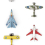 Papel pintado Airplanes Studio Ditte White airplanes-white