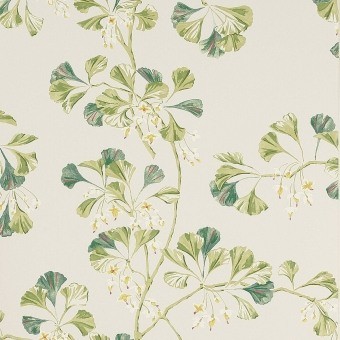 Papier peint Greenacre Forest Green Colefax and Fowler