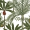 Tissu Madagascar Mindthegap Green/Red/White FB00031