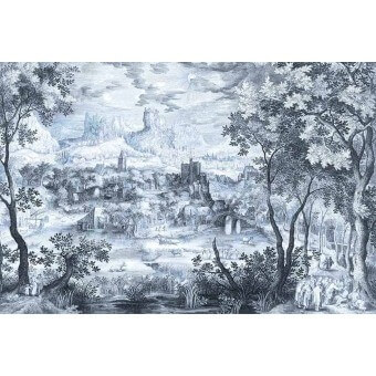 Papier peint panoramique Mountain Mantra Monochrome Artwallz Paris