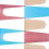 Carreau Richie Comb Cevi Rosa/Turchese/Avana richie-comb-1