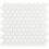 Mosaik Circle Vidrepur White Matt 6106C
