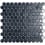 Mosaïque Circle Vidrepur Black Glossy 6005C