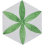 Carreau Star Le Nid Green star-green-20X20X1.9 25pcs