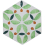 Ciclamino Tile Le Nid Green ciclamino-green-20X20X1.9 25pcs