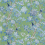 Hydrangea Bird Archive Fabric GP & J Baker Emarld/Blue BP10851.3