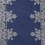 Frida Fabric Antoine d'Albiousse Blanc/Bleu Frida/50