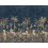 Carta da parati panoramica Paradis des Tigres Nocturne Oro Isidore Leroy 450x330 cm - 9 lés - complet 06244525 et 526 et 527