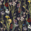 Flora Delanica Velvet House of Hackney Midnight 1-FA-DEL-VE-MID-XXX-XXX