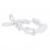 Cordone boucles Fleurs de Lino Houlès Blanc 35836-9000