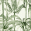 Palmera Cubana Fabric Mindthegap Green/White FB00033