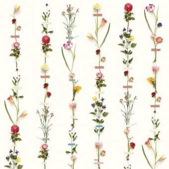 Papeles pintados Flower Garland