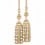 Vendôme beaded two tassels tieback Houlès Beige 35476-9010