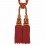 Les Marquises GM tassel tieback Houlès Rouge 35484-9310