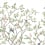 Carta da parati panoramica linogering Garden York Wallcoverings White MU0317M