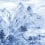 Misty Mountain Panel York Wallcoverings Blue AF6598M