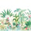 Papeles pintados panorámico Tropical Panoramic York Wallcoverings White MU0254M