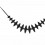 Onyx cord tieback Houlès Noir 35616-9990
