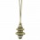 Onyx Metal key tassel Houlès Beige métallisé 35085-9165