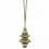 Schlüsselquast Onyx Metal key tassel Houlès Beige métallisé 35085-9165