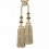 Beaugency two tassels tieback Houlès Beige 35876-9010