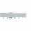Tringle Cosmo Aluminium Droit kit pose mur Houlès Laqué Blanc T0219-156