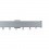 Tringle Cosmo Aluminium Droit kit pose mur Houlès Nickel Brossé Mat T0219-157