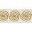 Galon jacquard Calyx 70 mm Houlès Doré 32205-9100