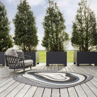 Aura Grey in-outdoor rug