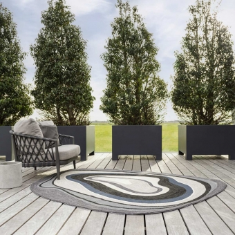 Tappeti Aura Grey in-outdoor