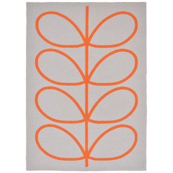 Giant Linear Stem Persimmon in-outdoor Rug 140x200 cm Orla Kiely