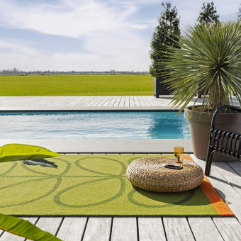 Giant Linear Stem Seagrass in-outdoor Rug