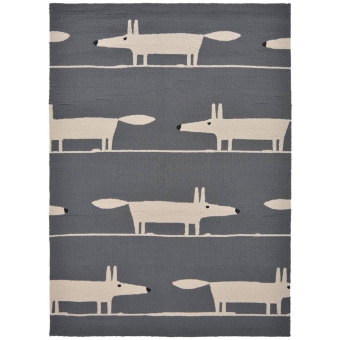 Tapis Mr. Fox Charcoal in-outdoor