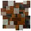 Mosaico Square Vitrex Brown 920003