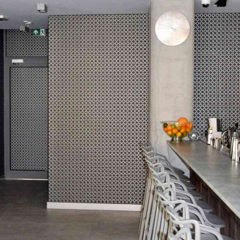 Ringolin Wall Covering Anthracite Vescom