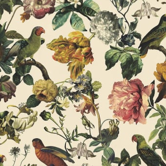 Birds in Springtime - Museum Wallpaper