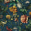 Papier peint Birds in Springtime - Museum Eijffinger Cobalte 307306