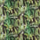 Tissu Benmore Nina Campbell Emerald/Green/Ebony NCF4365-03