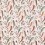 Colbert Fabric Nina Campbell Coral/Aqua NCF4334-01