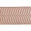 Ribetes jacquard Calliope 98 mm Houlès Teracotta 32186-9300