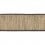 Gallone raffia Leandro 60 mm Houlès Chocolat 32204-9900