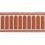 Ribetes jacquard Helios 77 mm Houlès Rouge 32201-9300